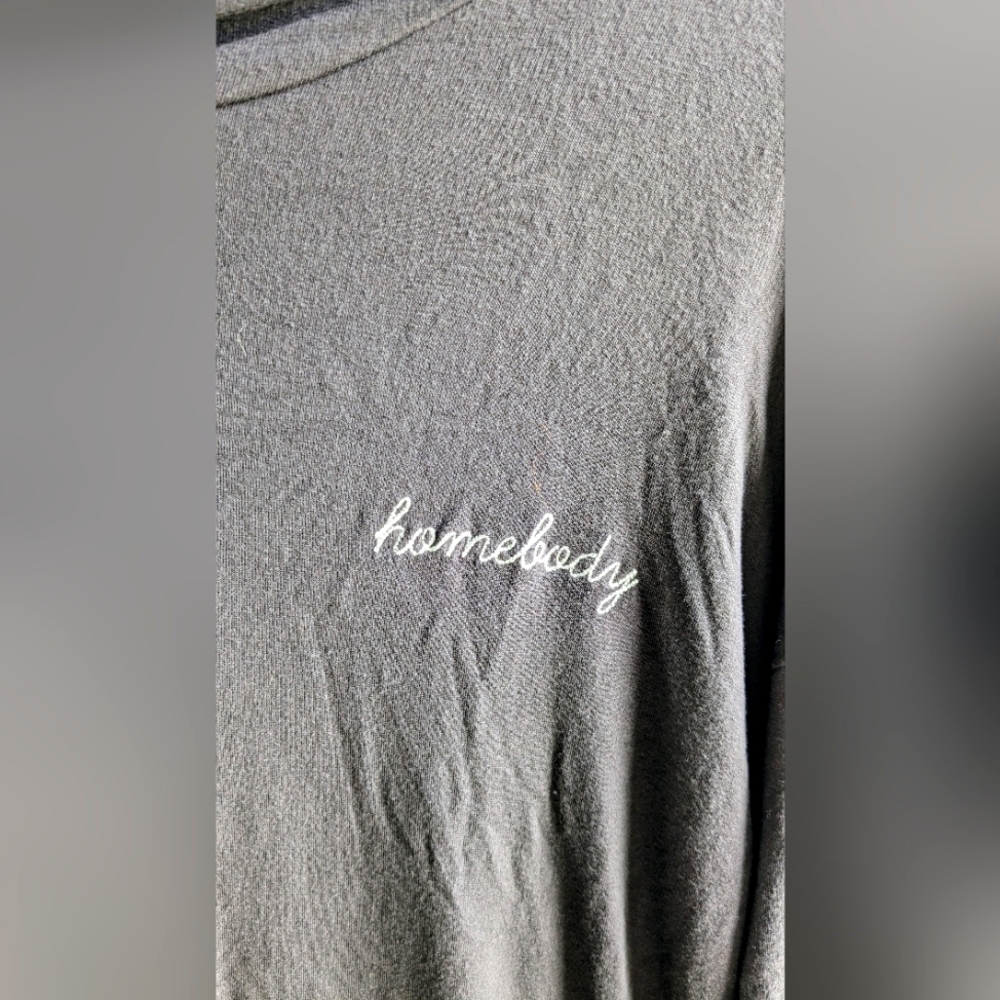 Magnolia Women's Gray Lightweight Homebody Pullover Hoodie - Picture 2 of 4